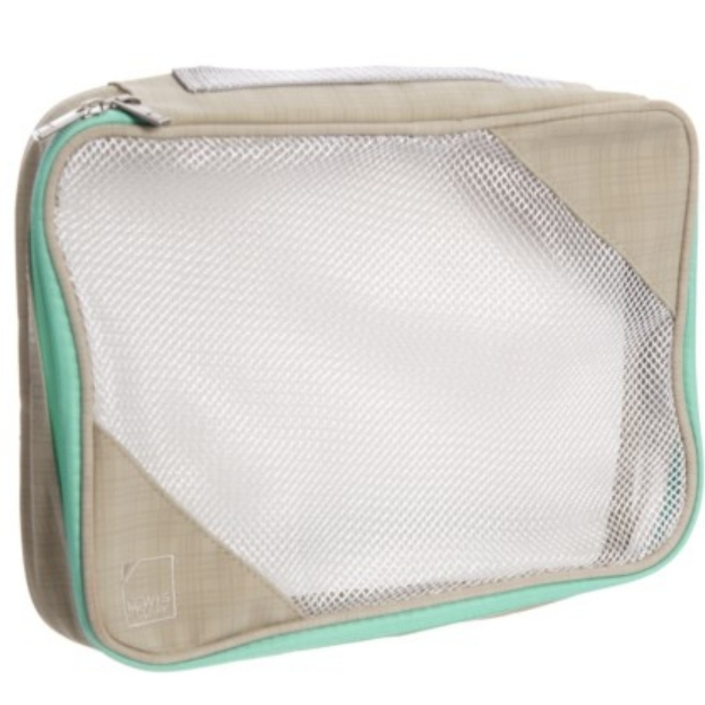 Lewis N. Clark Large Travel Packing Cube Mesh Grey NWT